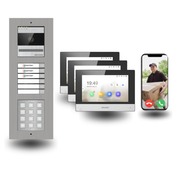 ´2 draht türsprechanlegen mit zahlencode