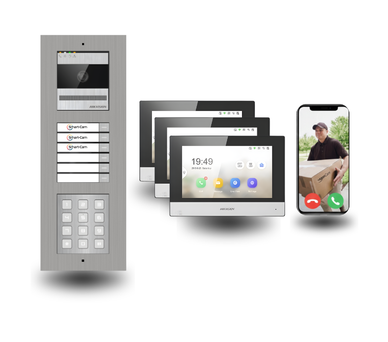 ´2 draht türsprechanlegen mit zahlencode