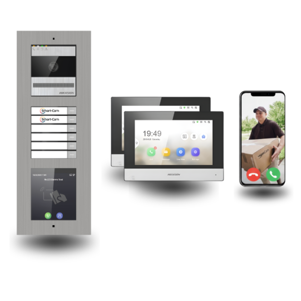 2 draht türsprechanlagen mit katenleser