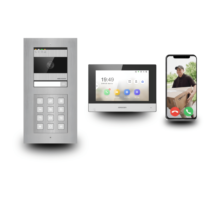 2-Draht Türsprechanlage mit Zahlencode