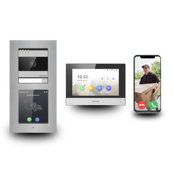 2-Draht Türsprechanlage mit Kartenleser