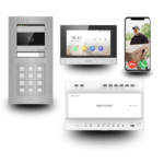 Smarte Hikvision 2-Draht Video-Türsprechanlage: Komplett-Set mit Zahlencode für 1-Familienhaus
