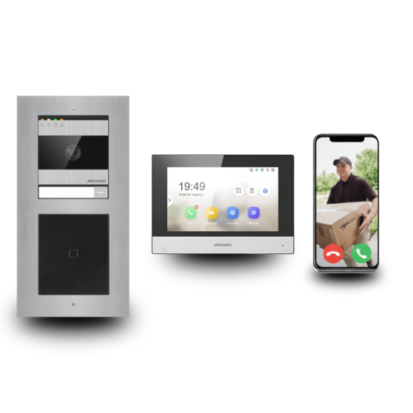 2-Draht Türsprechanlage mit Badge