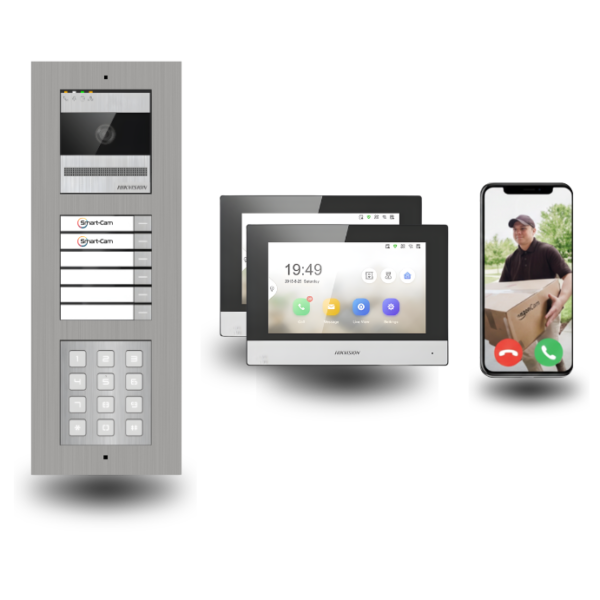 2 draht türsprechanlagen mit zahlencode