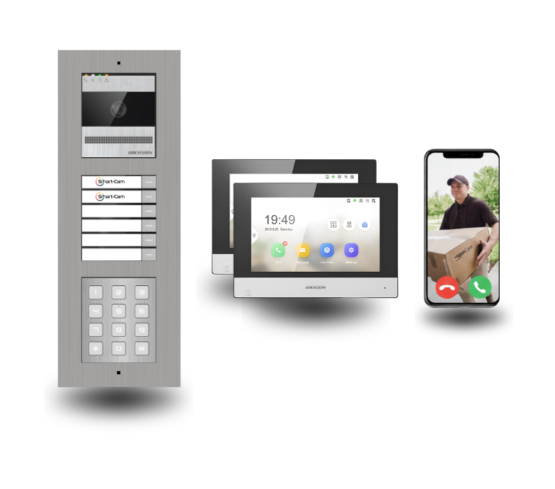 2 draht türsprechanlagen mit zahlencode