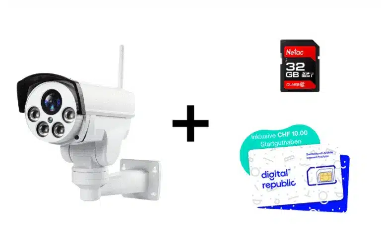 4G SIM-Karten Stallkamera mit 10-fach Zoom