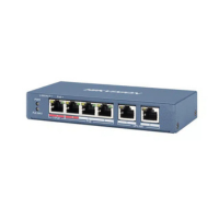 DS-3E0105P-E/M(B) – 4-Port PoE Switch