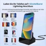iPhone Charger Dock – mit versteckter Sicherheitskamera – Live-Zugriff per App – Bild 5