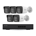 Hikvision Basic Bullet-Kamera Komplettset – 5 Kameras + 1 NVR