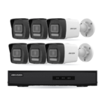 Hikvision Basic Bullet-Kamera Komplettset – 6 Kameras + 1 NVR