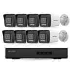 Hikvision Basic Bullet-Kamera Komplettset – 8 Kameras + 1 NVR