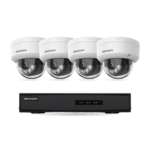 Hikvision Dome Basic Kamera Komplettset – 4 Kameras + 1 NVR