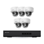 Hikvision Dome Basic Kamera Komplettset – 5 Kameras + 1 NVR