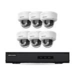 Hikvision Dome Basic Kamera Komplettset – 6 Kameras + 1 NVR
