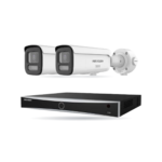 Hikvision PREMIUM Bullet-Kamera Komplettset – 2 Kameras + 1 NVR