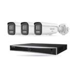 Hikvision PREMIUM Bullet-Kamera Komplettset – 3 Kameras + 1 NVR