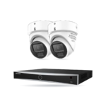 Hikvision PREMIUM Turret-Kamera Komplettset – 2 Kameras + 1 NVR