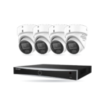 Hikvision PREMIUM Turret-Kamera Komplettset – 4 Kameras + 1 NVR