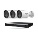 Hikvision PRO Bullet-Kamera Komplettset – 3 Kameras + 1 NVR