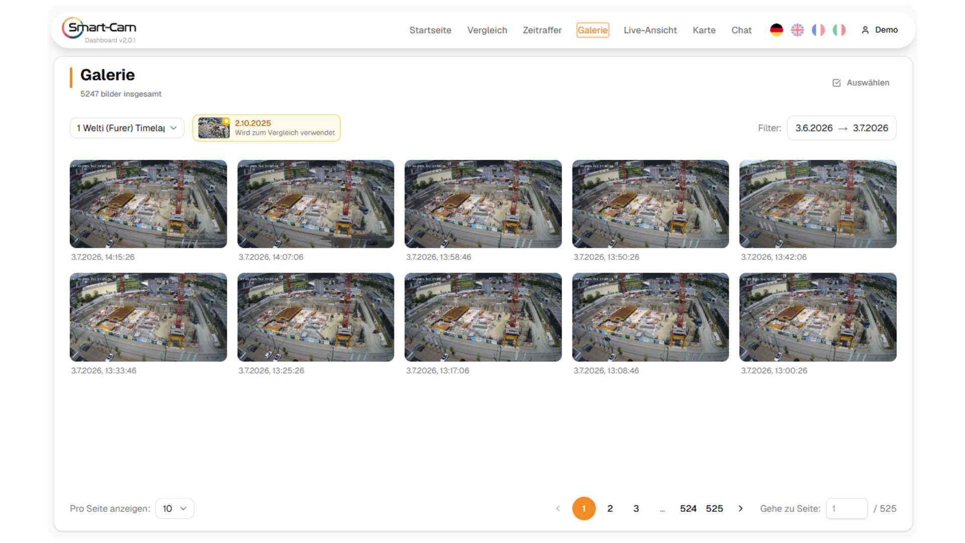Web-Portal &ndash; Galerie