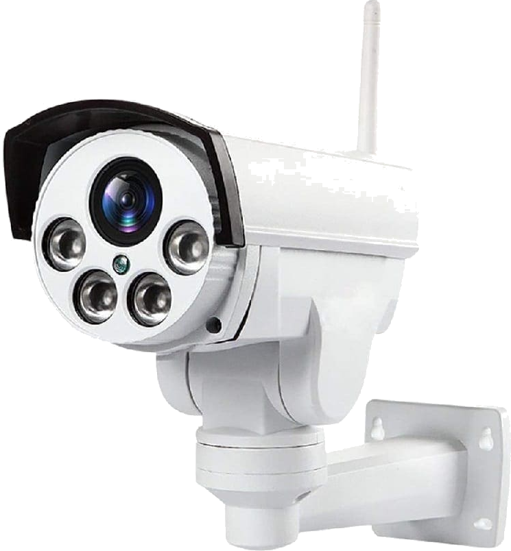 4G/WiFi PTZ-Stallkamera von Smart-Cam, freigestellt