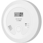 X-Sense CO03B Kohlenmonoxidmelder mit hinterleuchtetem LCD und Prüftaste