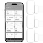 Aqara Tür- und Fenstersensor im 3er-Set, weisse Zigbee-Kontakte mit Magnetteil