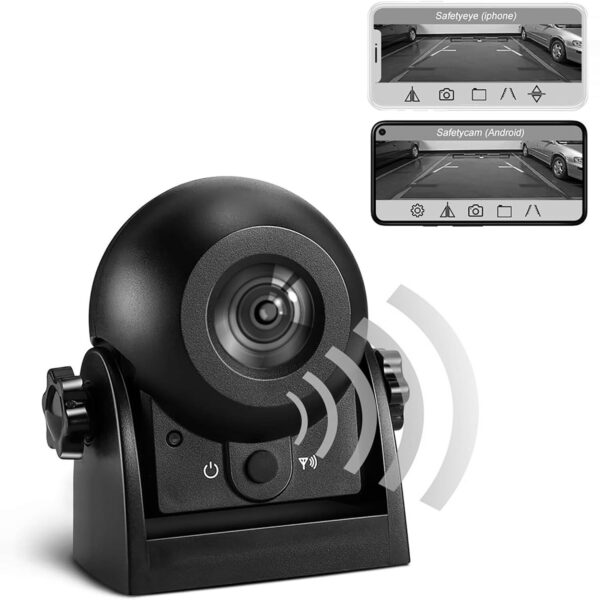 Uzone 305WF Rückfahrkamera kabellos mit Magnetfuss und Akku