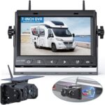 VASTEND VS-7A Solar-Rückfahrkamera mit Magnetfuss und 7-Zoll-Monitor