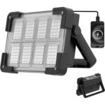 OHAYORI 8-CUP LED Baustrahler mit klappbarem Griff, Magnetsockel und USB-Anschluss