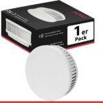 PYREXX PX-1 Rauchmelder mit 10-Jahres-Batterie und Magnethalterung ohne Bohren