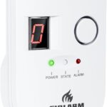 Firlarm Gasmelder für Stadtgas, Methan, Propan und Butan, EN 50194, 85 dB