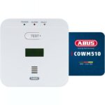 ABUS Kohlenmonoxid-Melder COWM510 in Weiss mit LCD-Anzeige