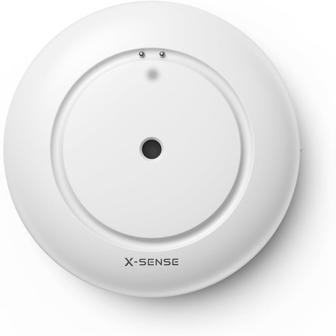 X-Sense SWS51 Wassermelder in Weiss, flacher Funksensor mit Sonden an der Unterseite