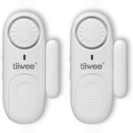 tiiwee TWWA01 Tür- und Fensteralarm in Weiss mit Magnetkontakt, Zweierset