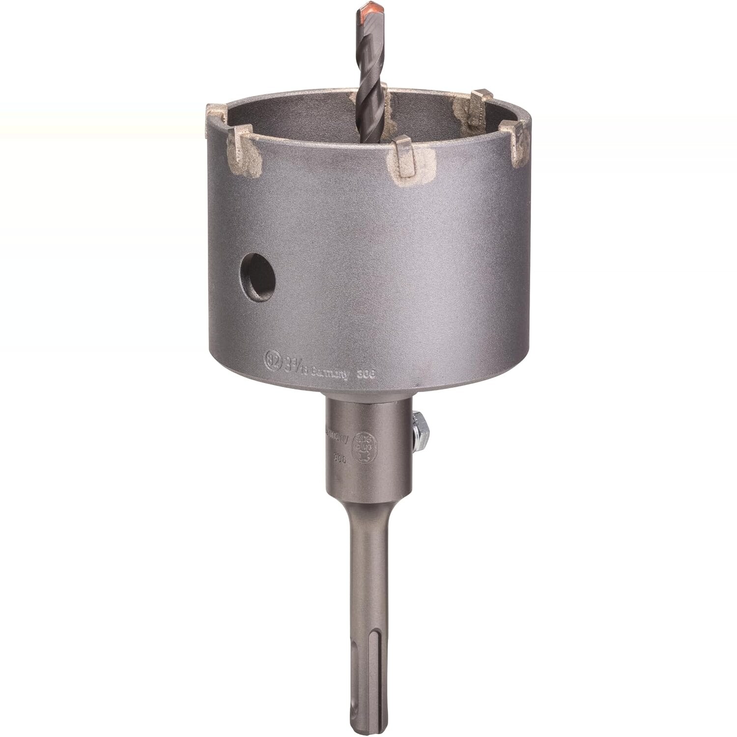 Bosch Professional Bohrkronen-Set SDS plus-5, 82 mm, für Beton, Mauerwerk und Kalksandstein – Ansicht 1 Bosch Professional Bohrkrone SDS plus-5 mit 82 mm Durchmesser und Zentrierbohrer