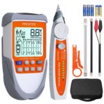 Proster PST204 Netzwerk-Kabeltester mit LCD-Display, Sender und Empfänger