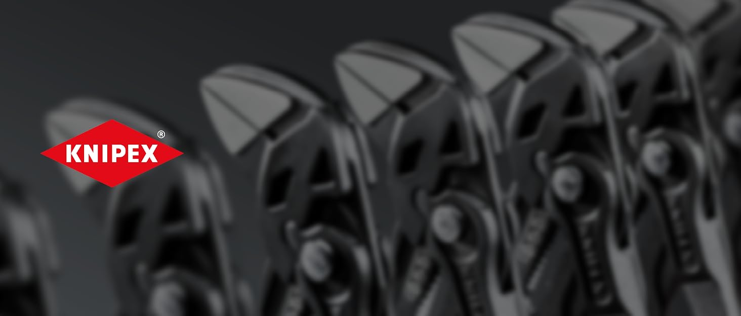 KNIPEX Crimpzange 97 51 10 für Westernstecker mit schwarzen Mehrkomponenten-Griffen – Detail 1