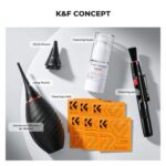 K&F Concept 10-in-1 Reinigungsset mit Blasebalg, zwei Düsen, Reinigungsstift, sechs Tüchern und Reiniger