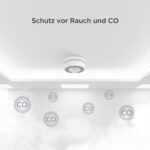 X-Sense SC07 Rauch- und Kohlenmonoxidmelder mit LCD-Anzeige, Frontansicht
