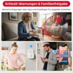 CallToU Notrufknopf-Set in Weiss mit Empfänger und zwei tragbaren Sendern