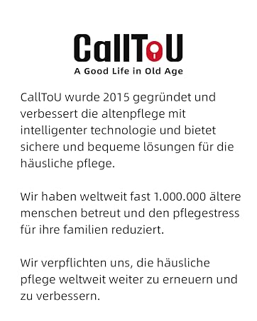 CallToU Notrufknopf-Set in Schwarz mit Empfänger und zwei tragbaren Sendern – Detail 2