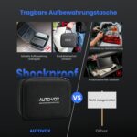 AUTO-VOX SL5 Solar-Rückfahrkamera mit Magnetfuss und 5-Zoll-Monitor