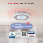 X-Sense XP0A-MR Kombimelder für Rauch und Kohlenmonoxid mit Sprachansage