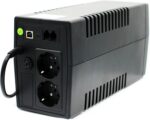 Master Power USV 650 VA / 360 W mit 2 Schuko-Ausgängen, kompakte Notstromversorgung – Bild 2