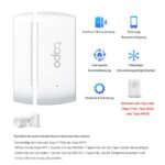 Tapo T110 Smart-Kontaktsensor für Türen und Fenster, App-Alarm, werkzeuglose Montage – Bild 2