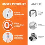 tiiwee X1-XL Alarmset mit Sirene, vier Fenstersensoren und zwei Fernbedienungen