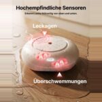 X-Sense SWS55 Wassermelder-Set mit vier Sensoren und Basisstation SBS50