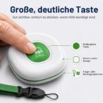DAYTECH CC02 Notrufknopf mit Funkempfänger und Trageband
