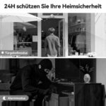 TECKNET TK-HA001 Bewegungsmelder-Alarm in Weiss mit Fernbedienung